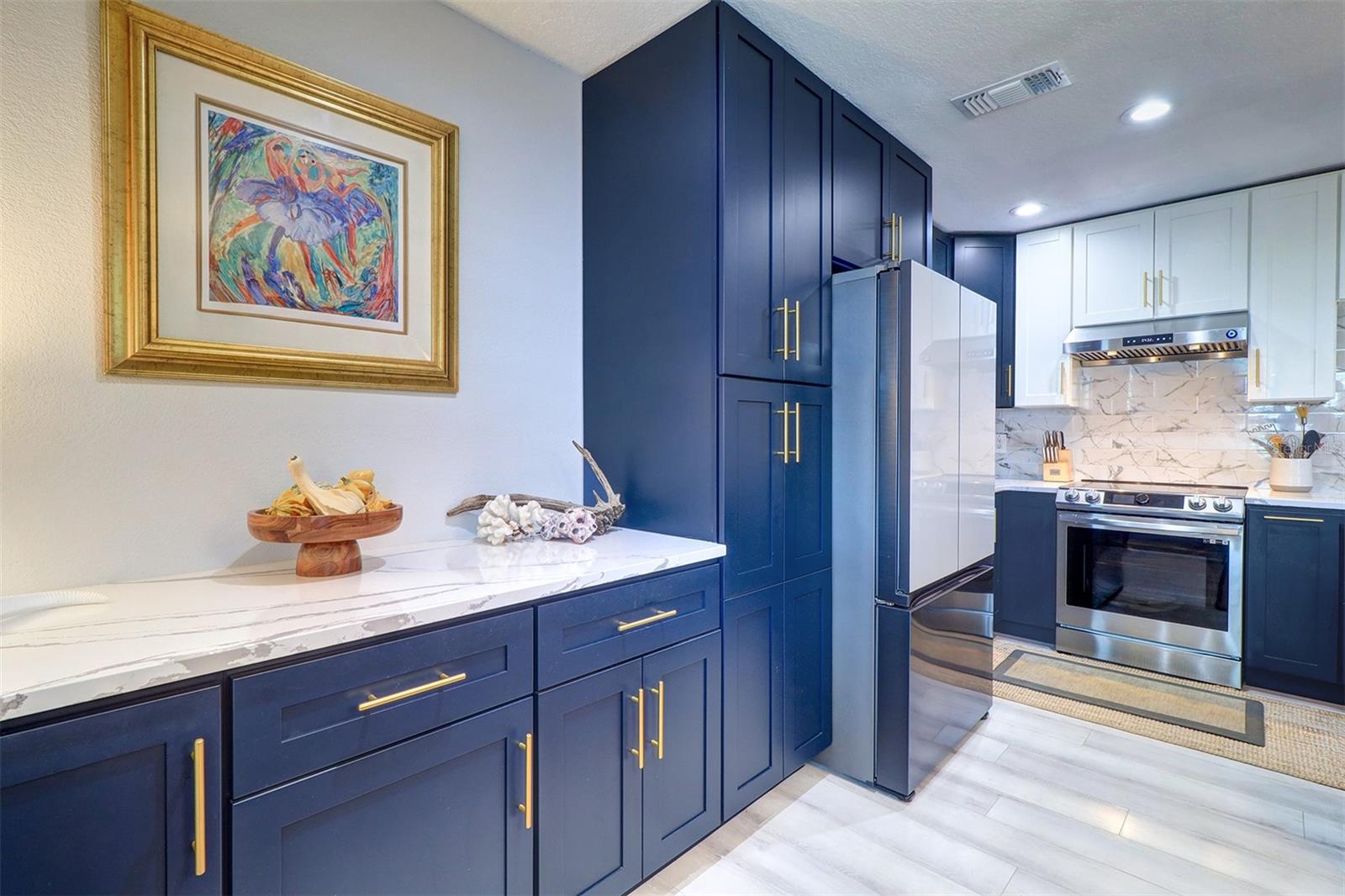 SO MUCH cabinetry! You won't run out of storage space.