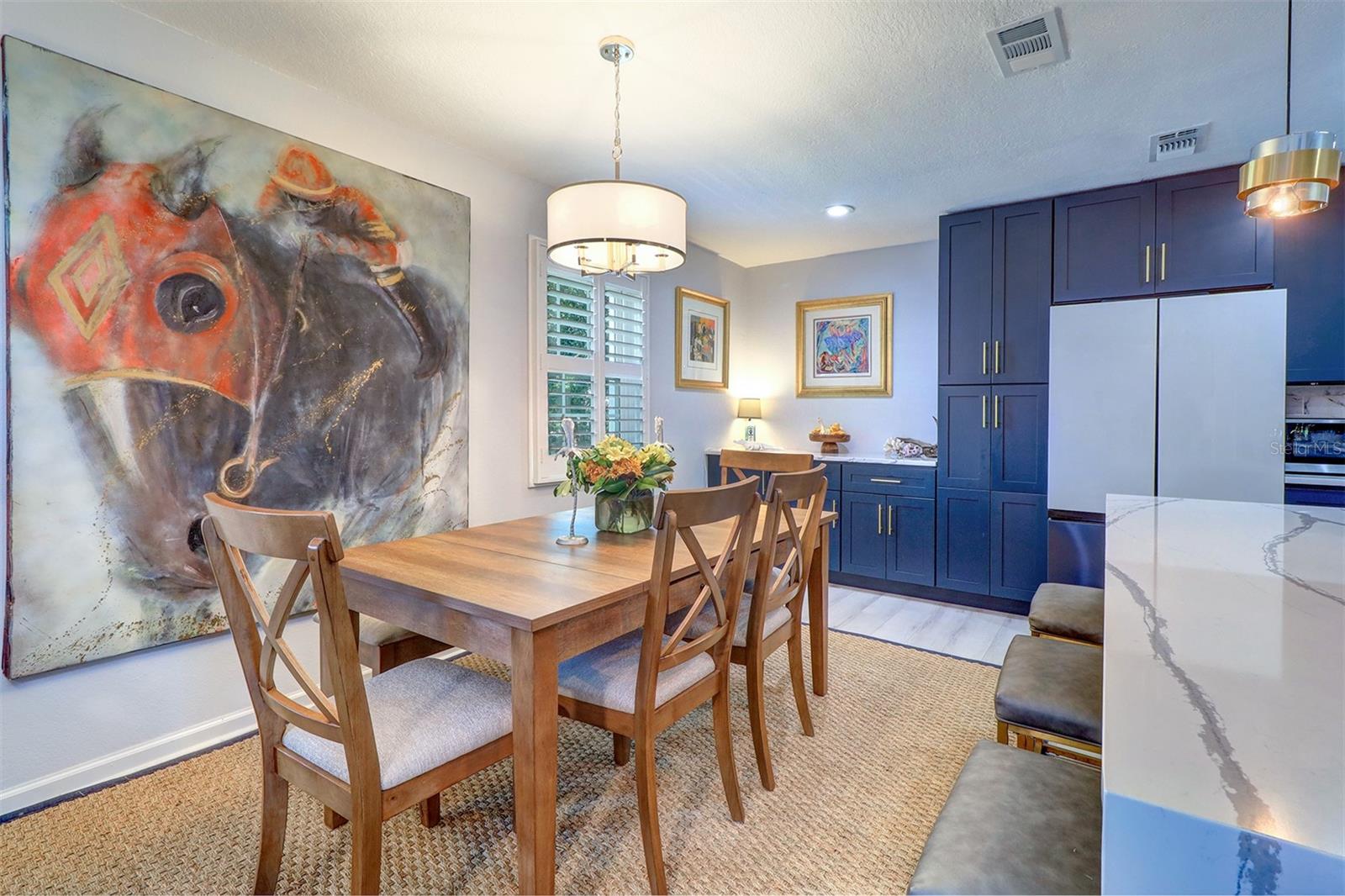 Dinner party ready with a spacious formal dining space