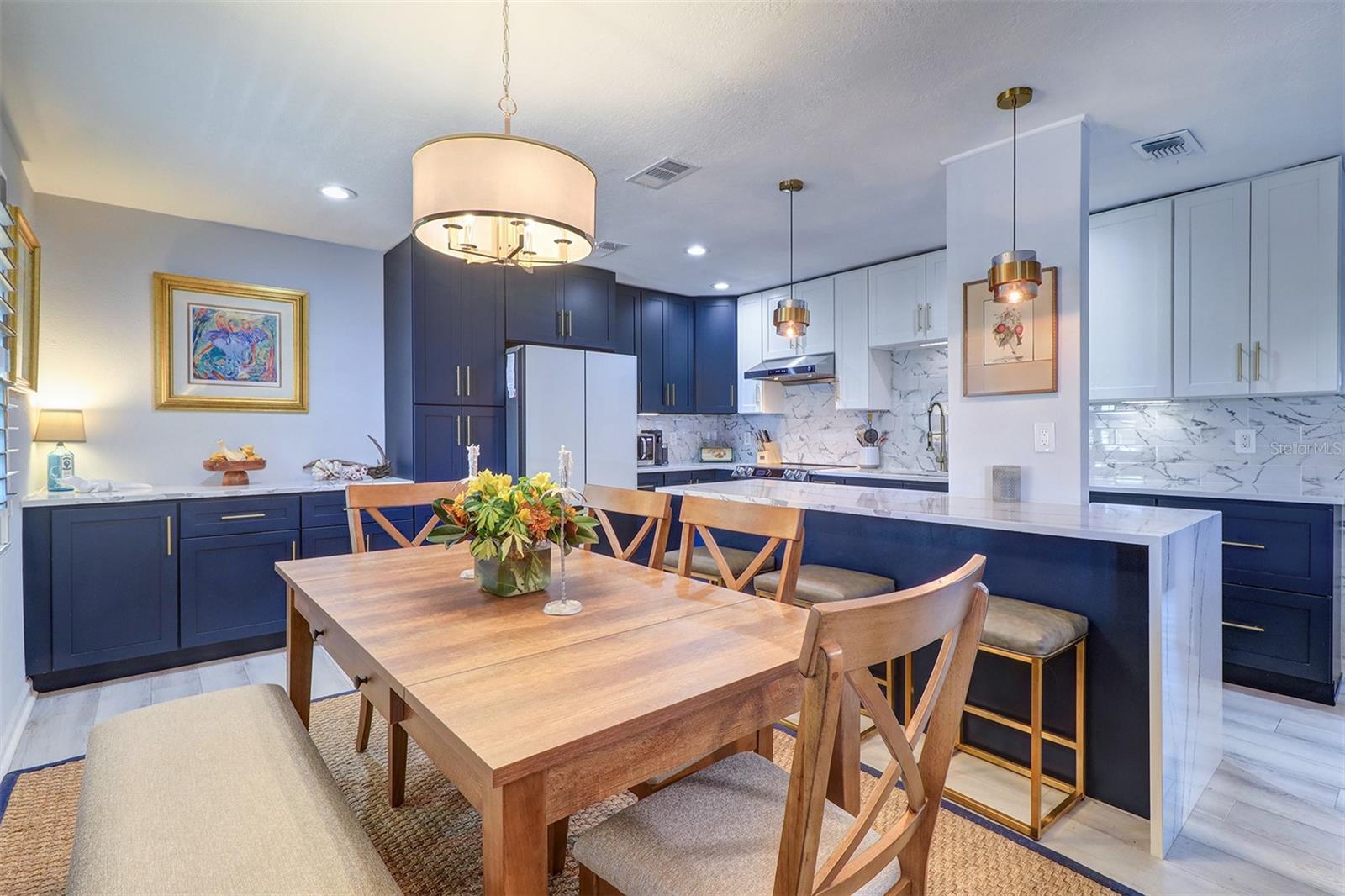 New lighting and ceiling fans throughout
