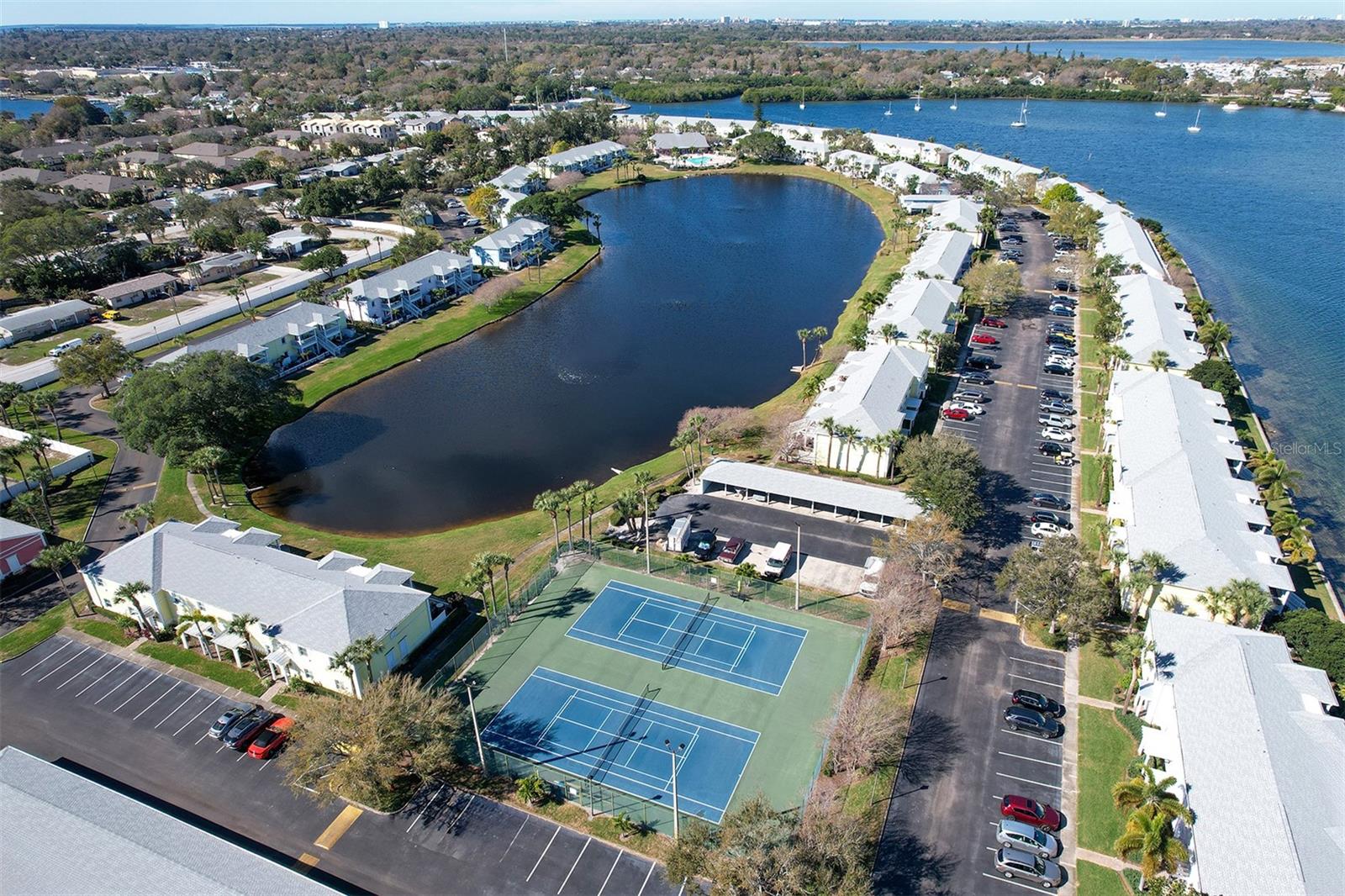 AERIAL WATERSIDE AT COQUINA KEY NORTH