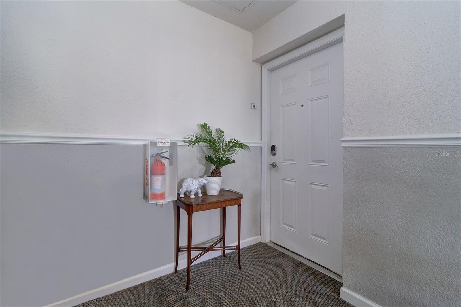 Private landing - with only one neighbor across the hall