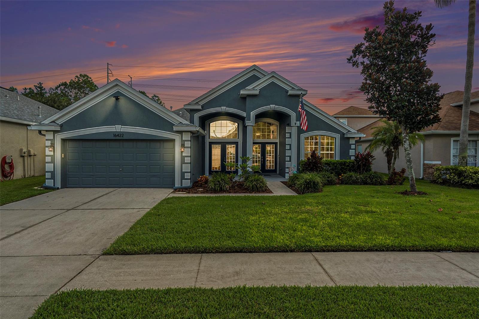 16422 Bridgewalk Drive, Lithia, FL 33547 - Front Twilight