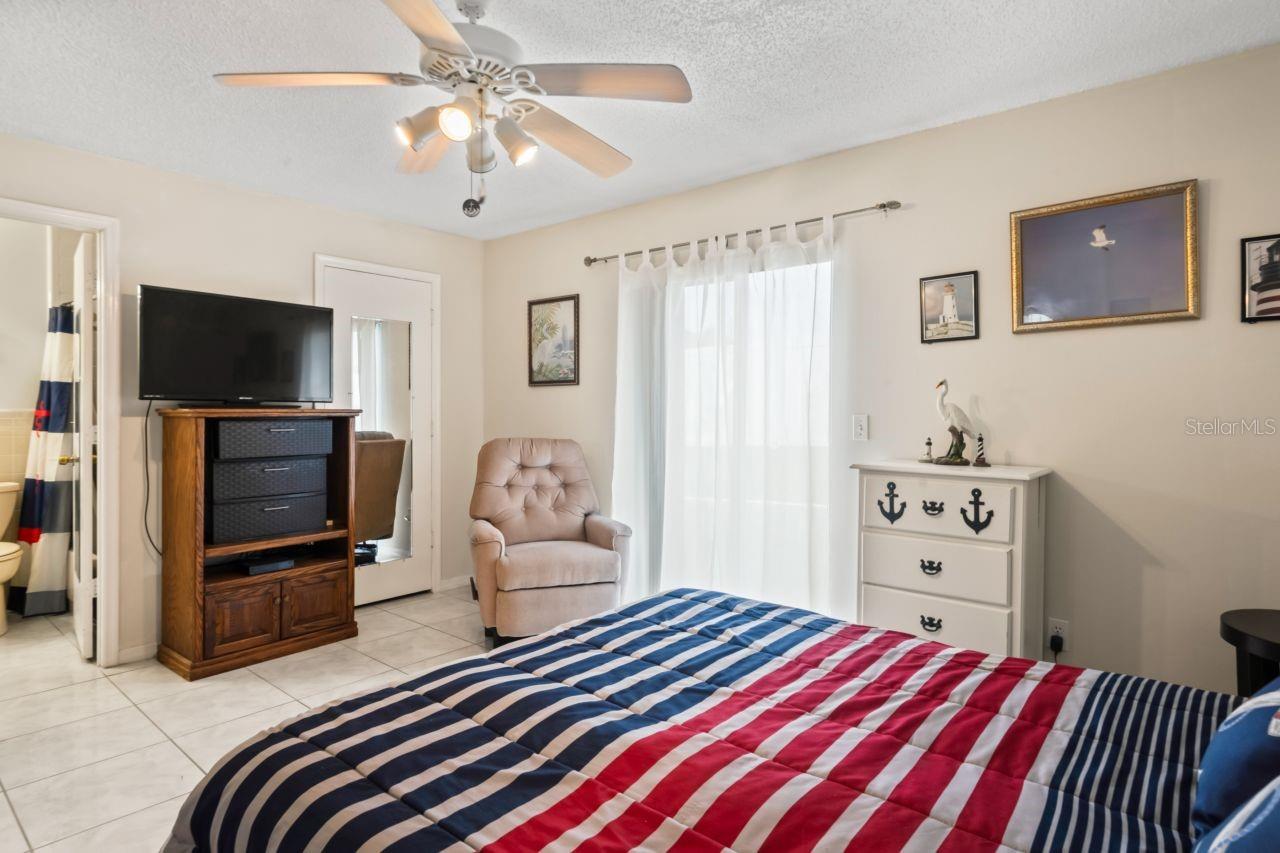 Primary bedroom has a walk-in closet and an en-suite bathroom
