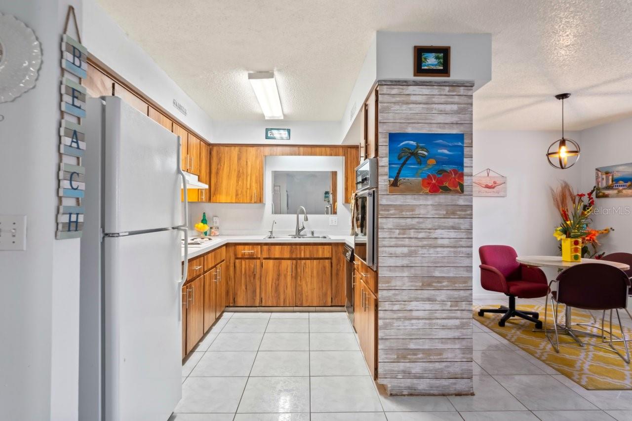 Kitchen measures 10'8" x 12'0"