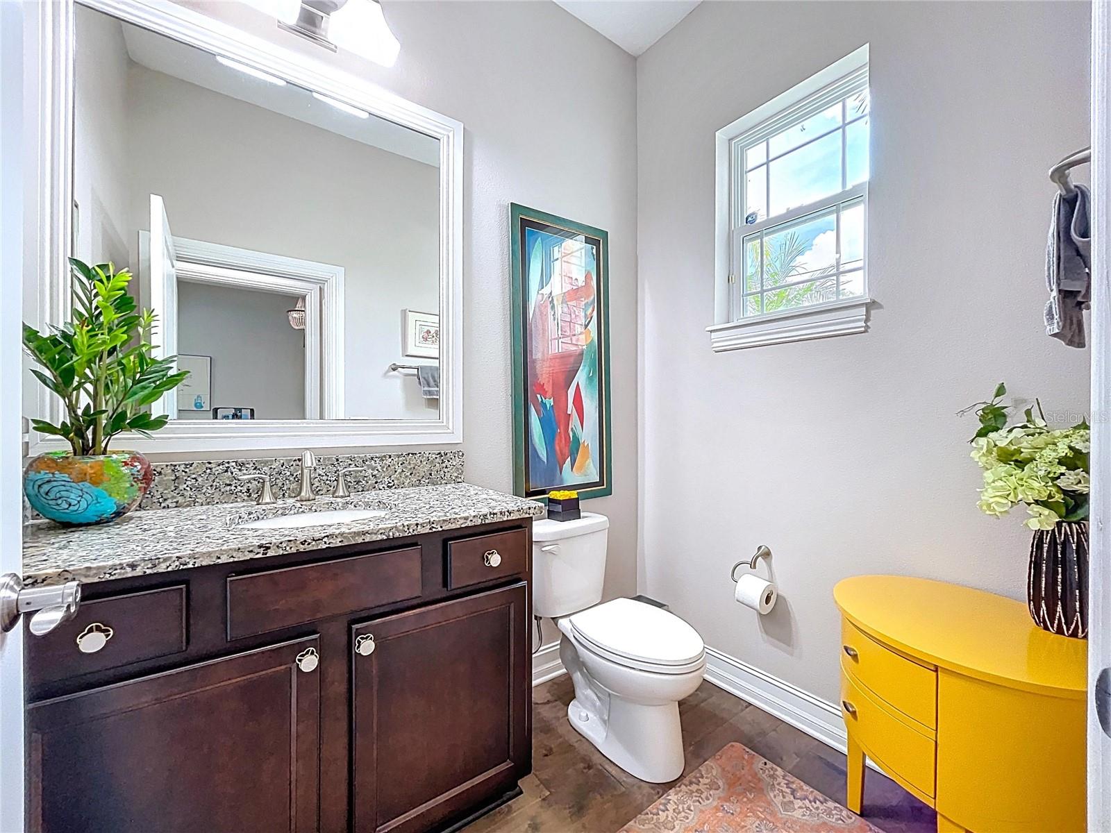 1st floor half bathroom