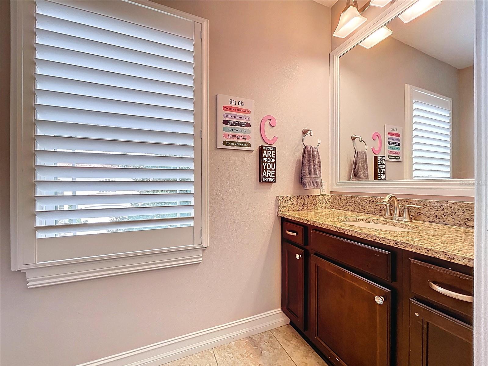 private vanity area
