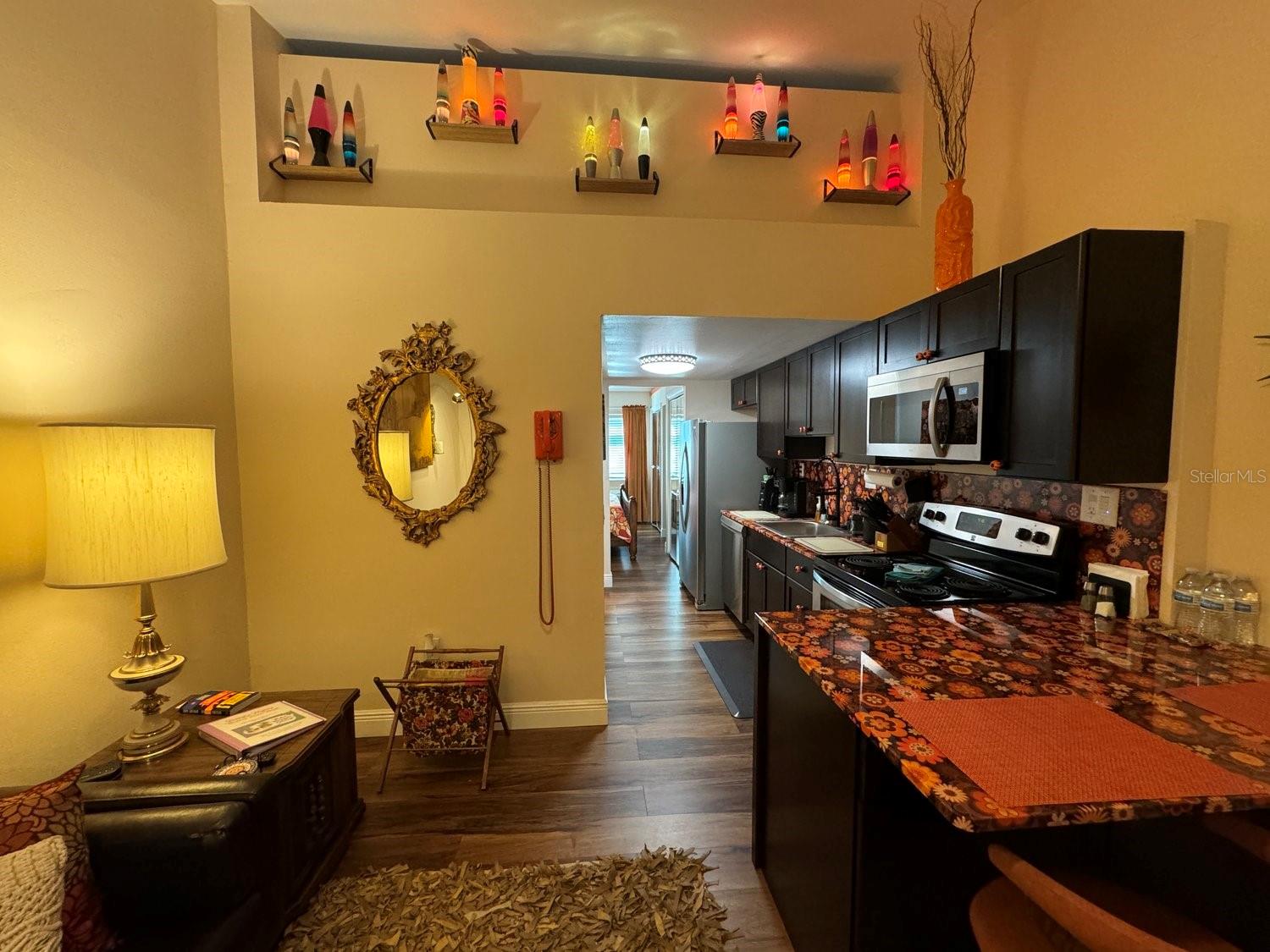 Living room & kitchen