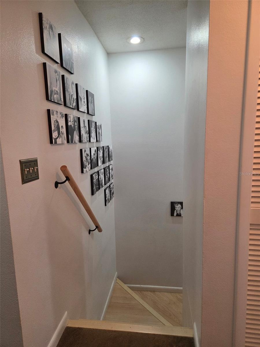 Entering second floor.
