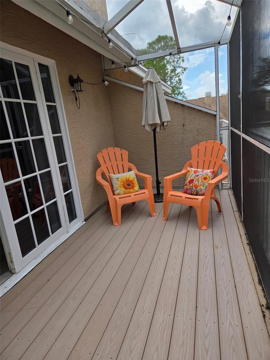 Patio off the Primary Bedroom.