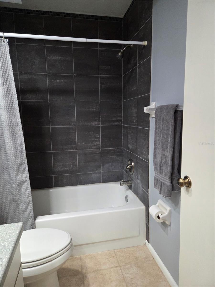 Bathroom in hallway second floor.