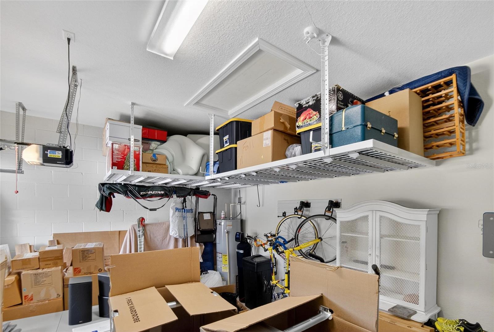 Garage Overhead Shelving Storage