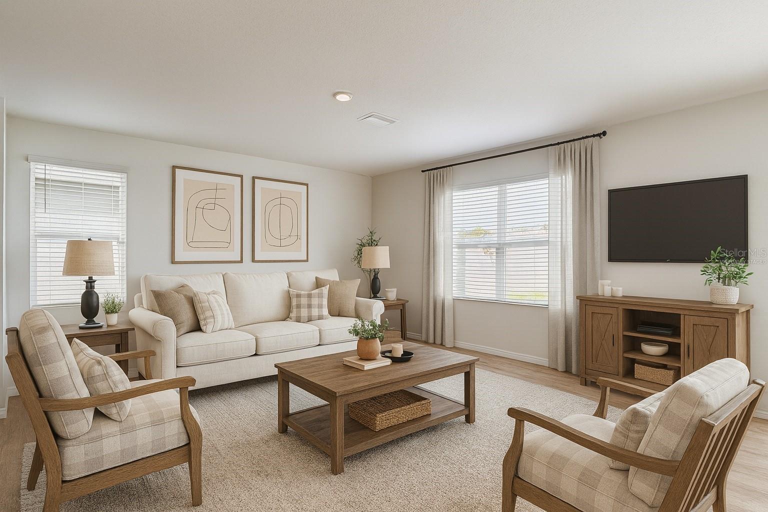 Living Room- Virtually Staged