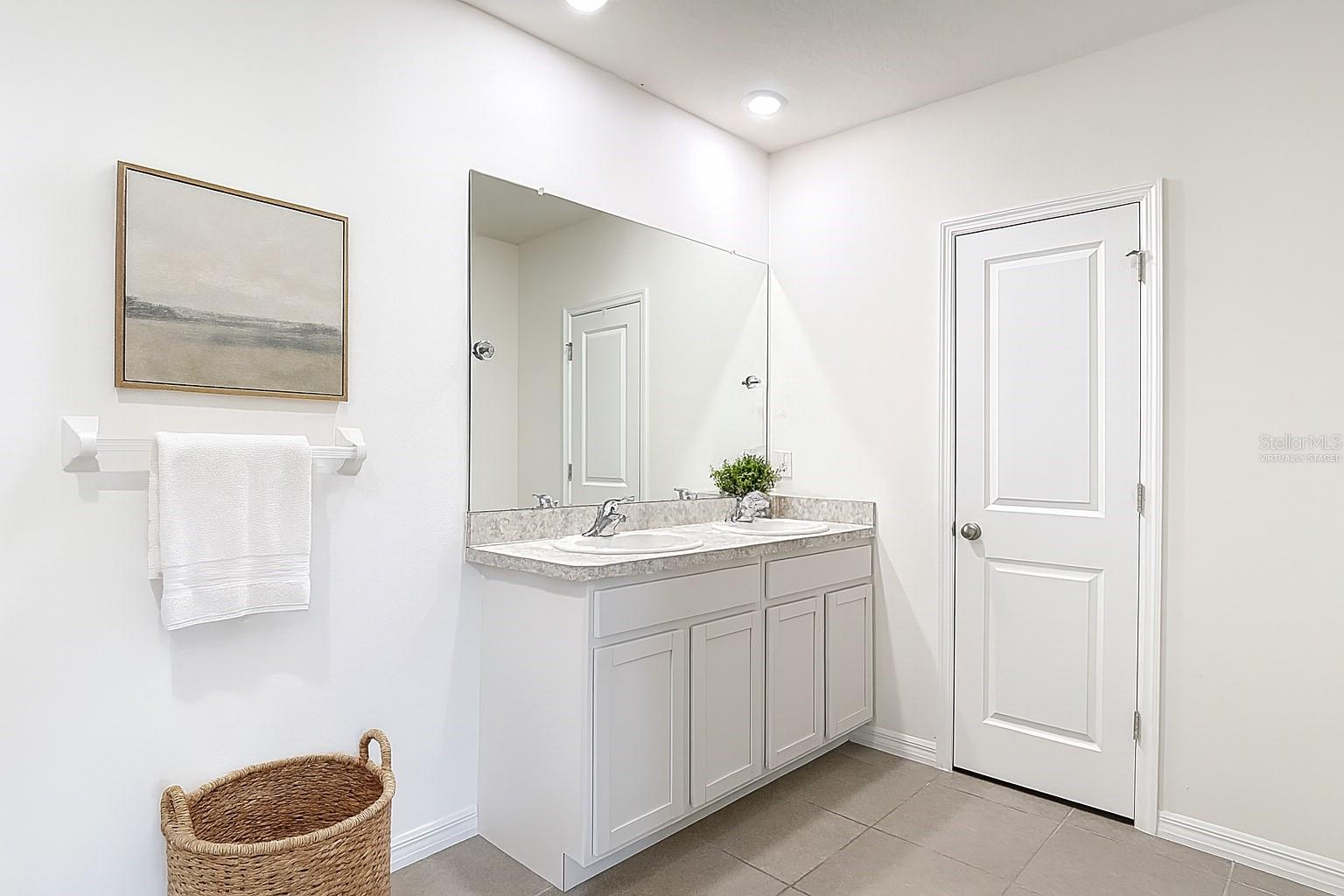 Primary Bathroom- Virtually Staged