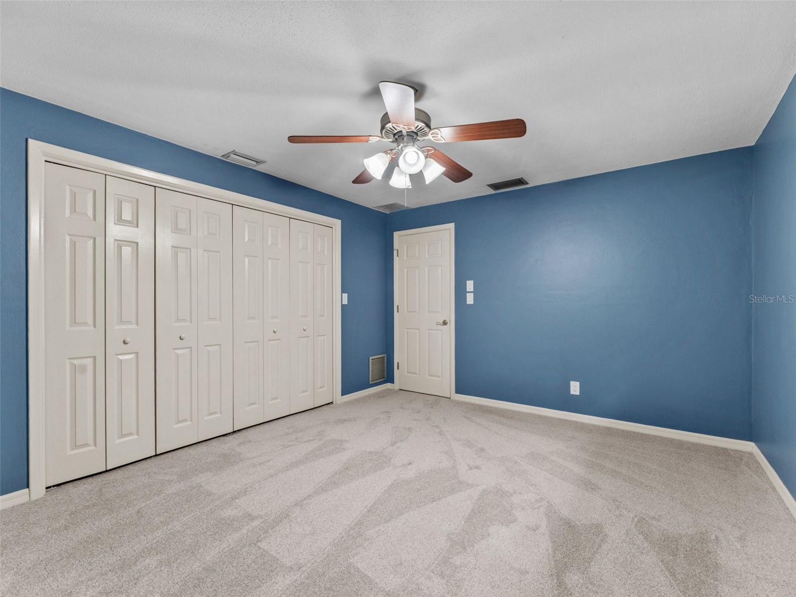 Large closet adds convenience and functionality to Bedroom 4