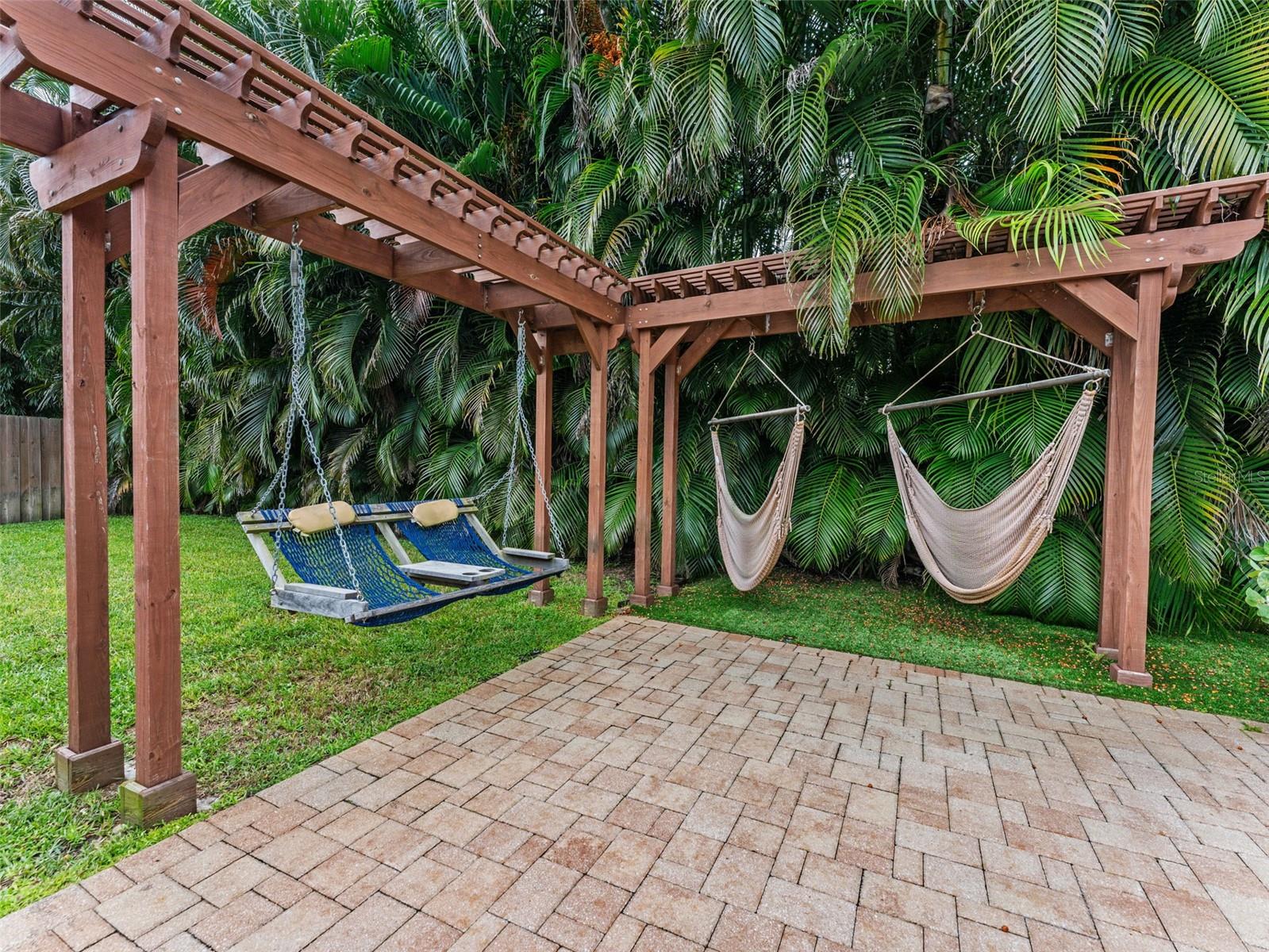 Inviting backyard setup perfect for relaxing or entertaining