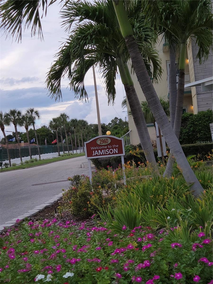 ENTRANCE SIGN FOR JAMISON