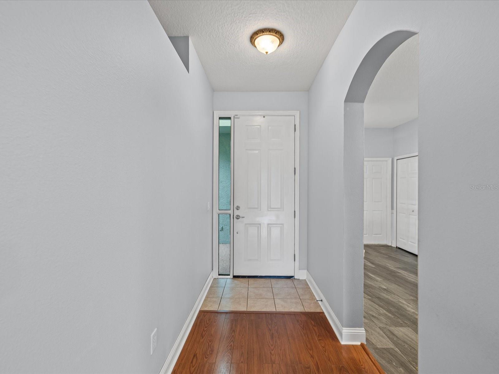 Foyer Entrance from covered screened front patio