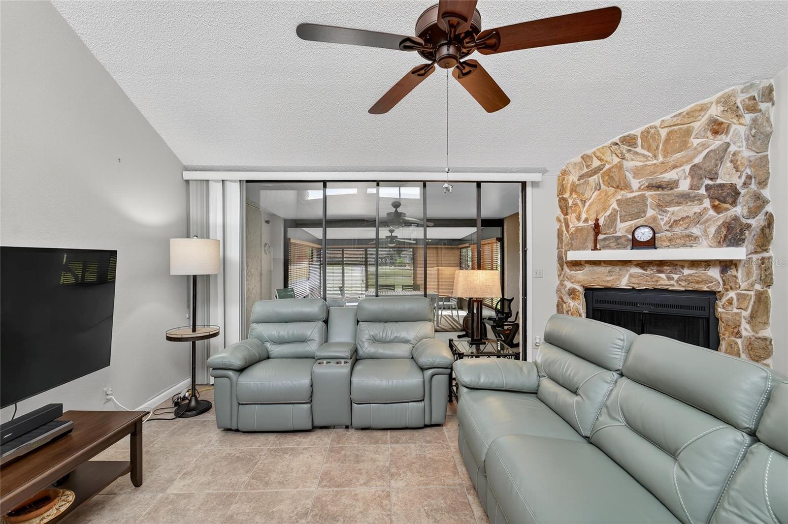 Family Room with Fireplace