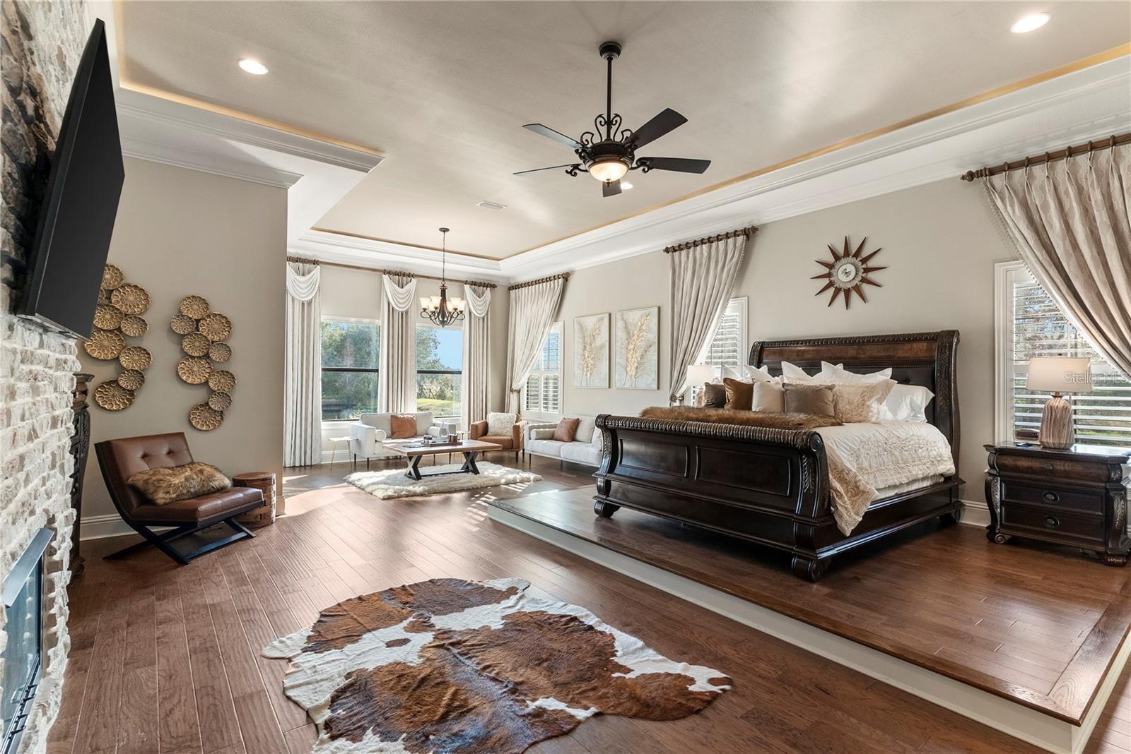 This elegant space perfectly blends comfort and sophistication.