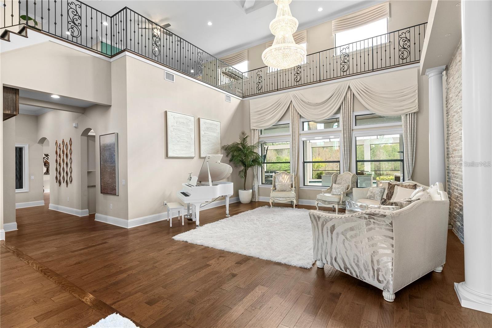 Luxury equestrian-friendly community with private trails.