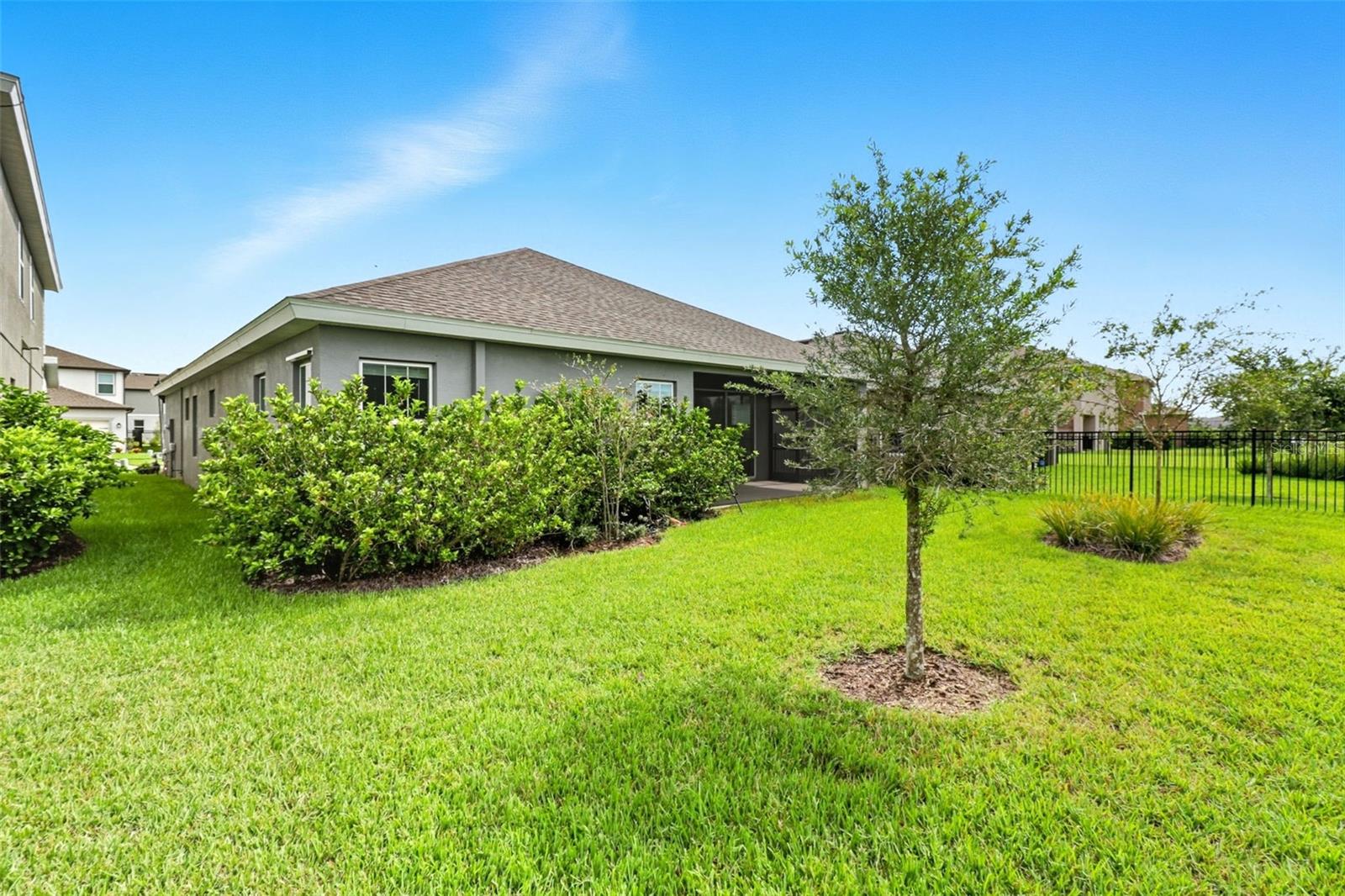 Build the perfect outdoor living space on this wide premium lot