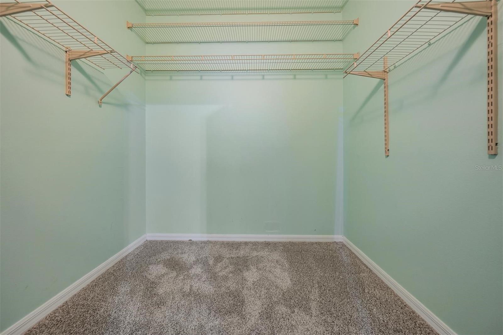 Primary walk-in closet