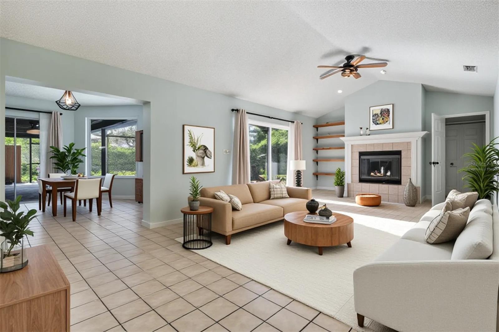 Virtually Staged      Family Room