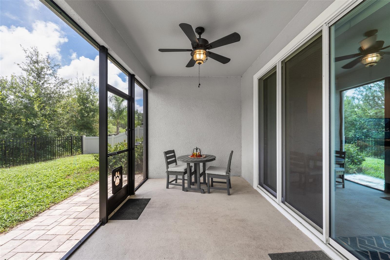 Screened in Lanai