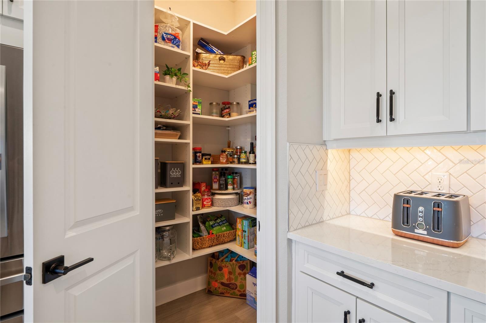 Custom built-in pantry
