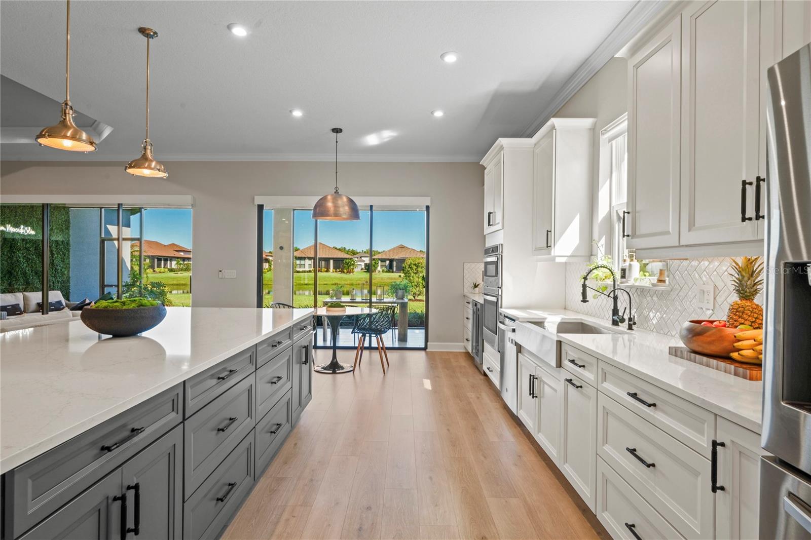 10ft. Kitchen Island with Extended Cabinets