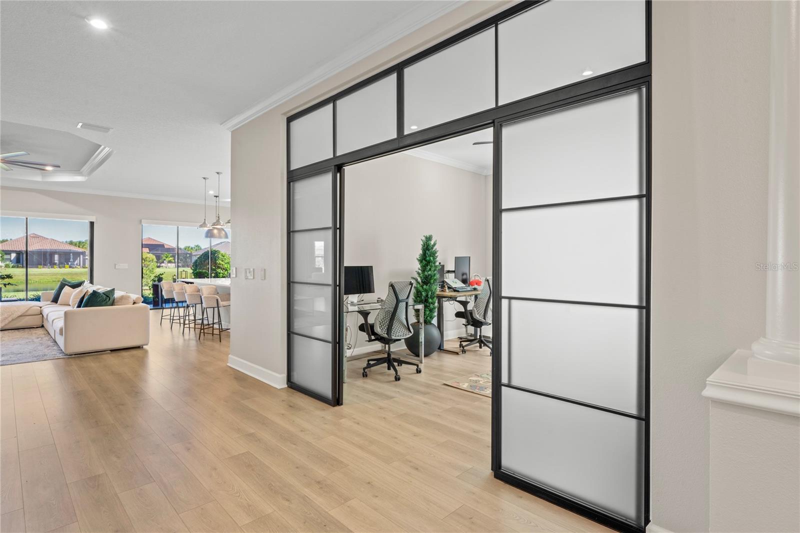 CRYSTALIA Glass Partition doors for office