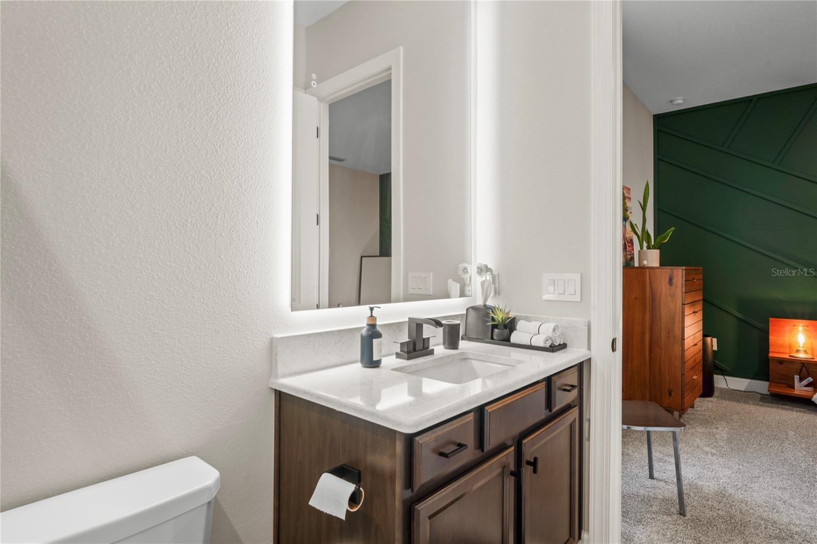 bathroom 2 Anti-Fog w/ LED light Mirror