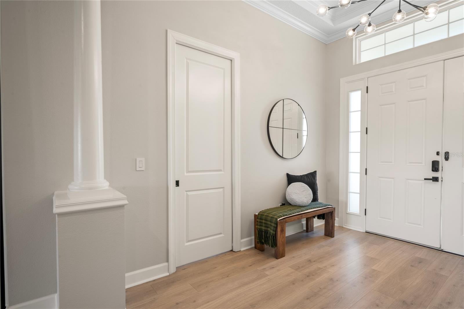 Bedroom 3 with Pocket door to convert to suite
