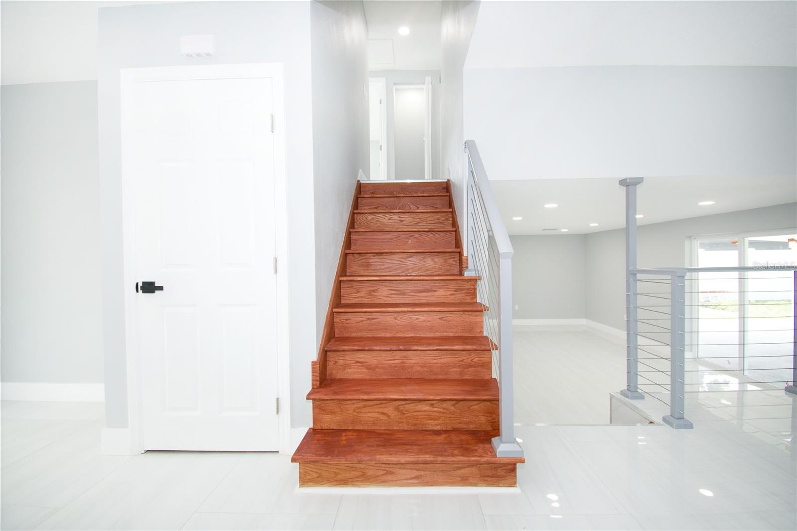 Staircase leading to the Second Floor