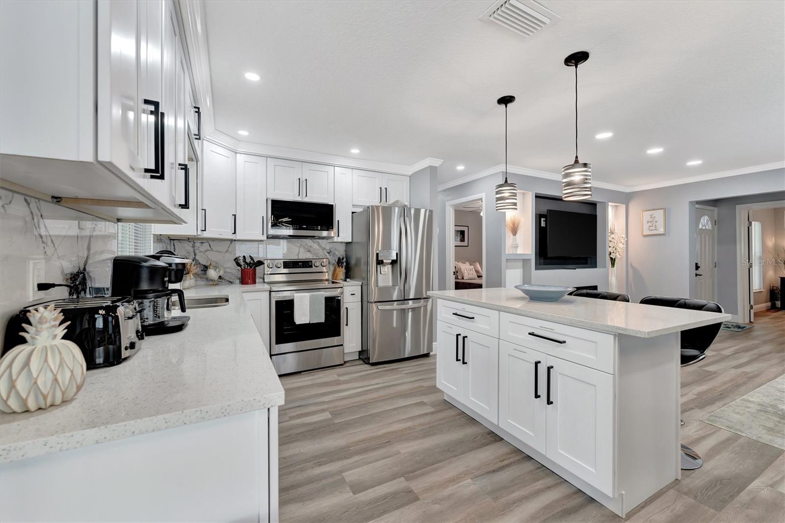 Plenty of countertop space