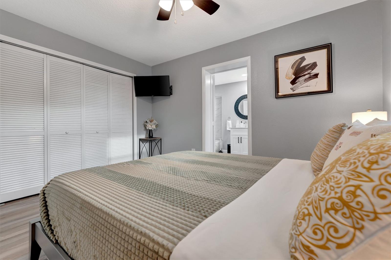 Primary bedroom with large closet