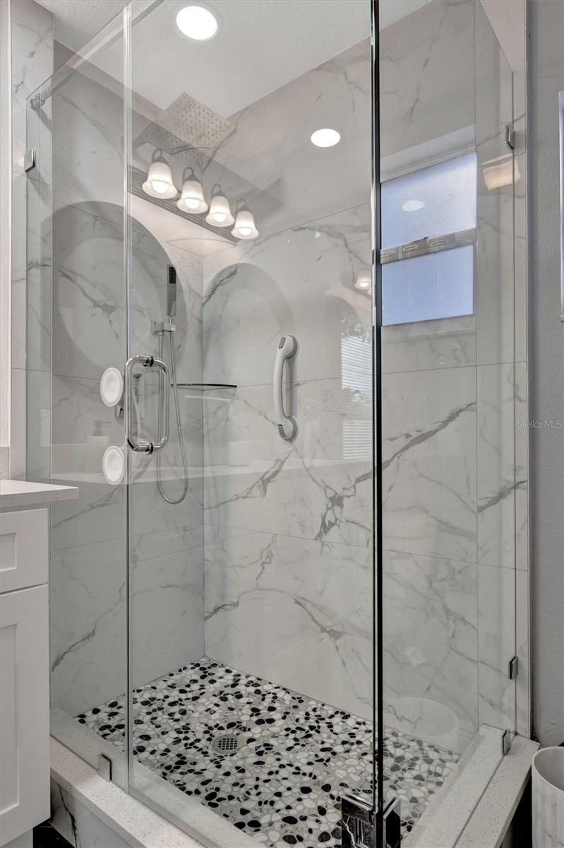 Primary bathroom shower
