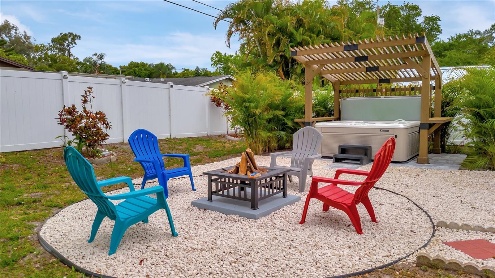 Fire pit area
