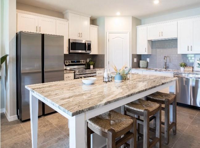 Model home - actual features may vary.