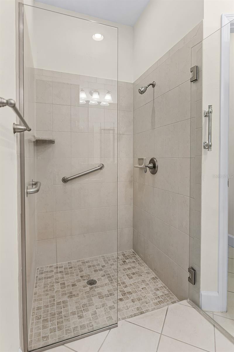 Walk-in Shower in Primary Bathroom