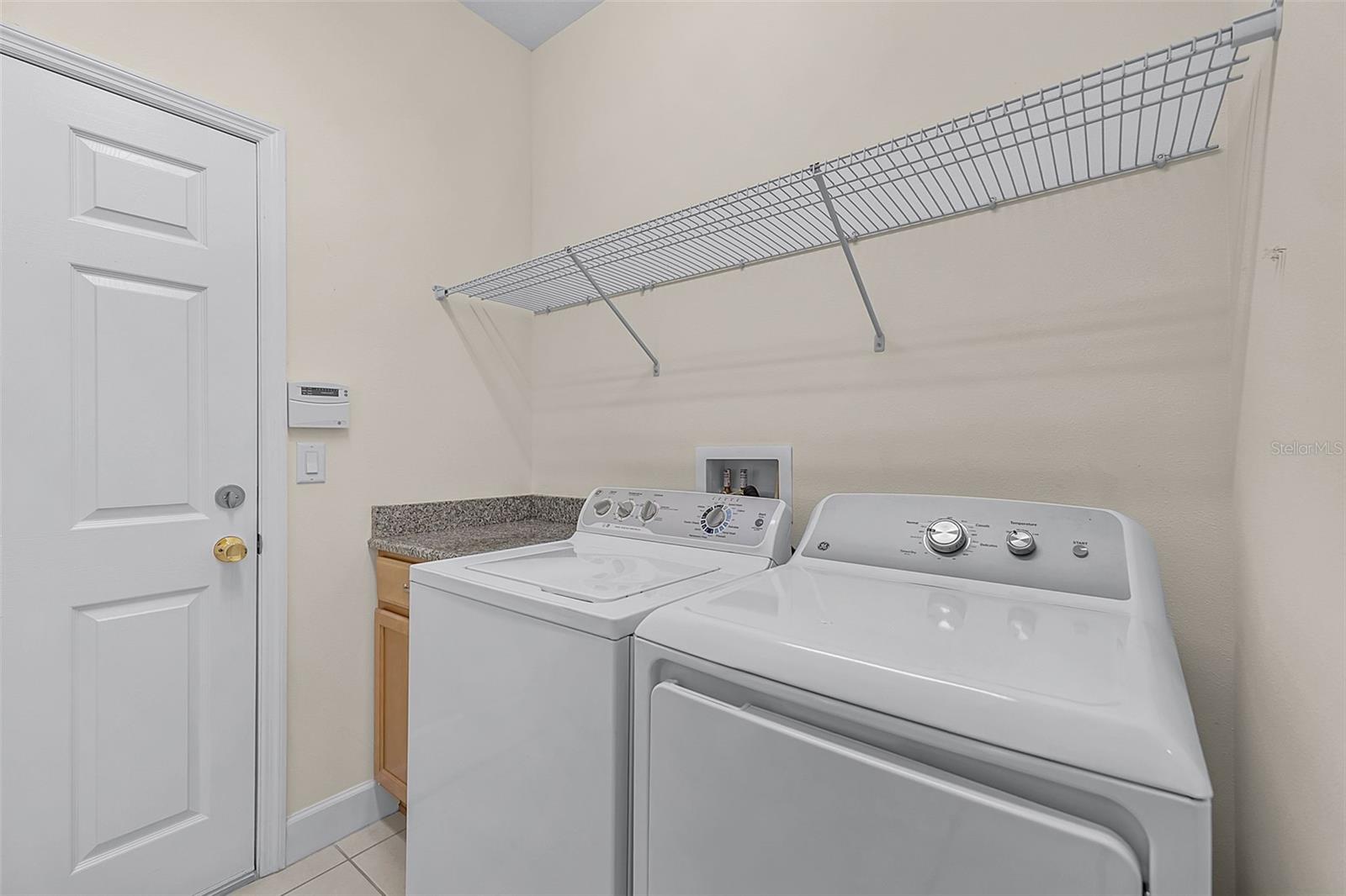 Laundry Room in Hallway.