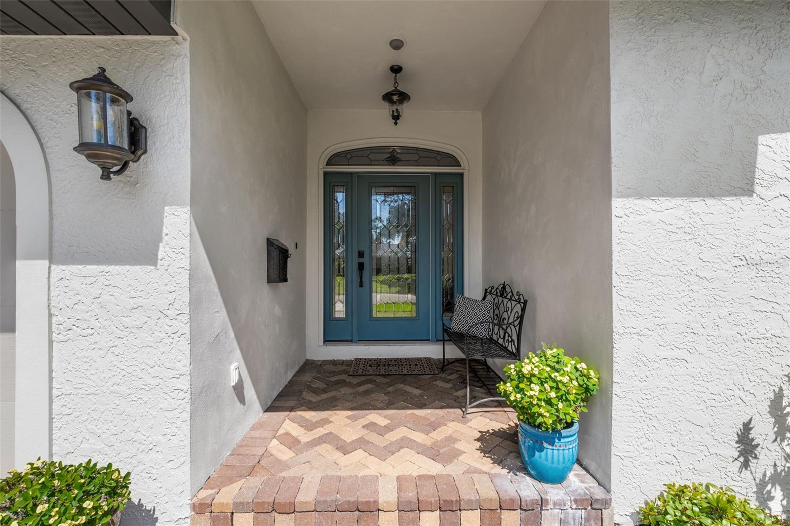 Large Covered Entryway