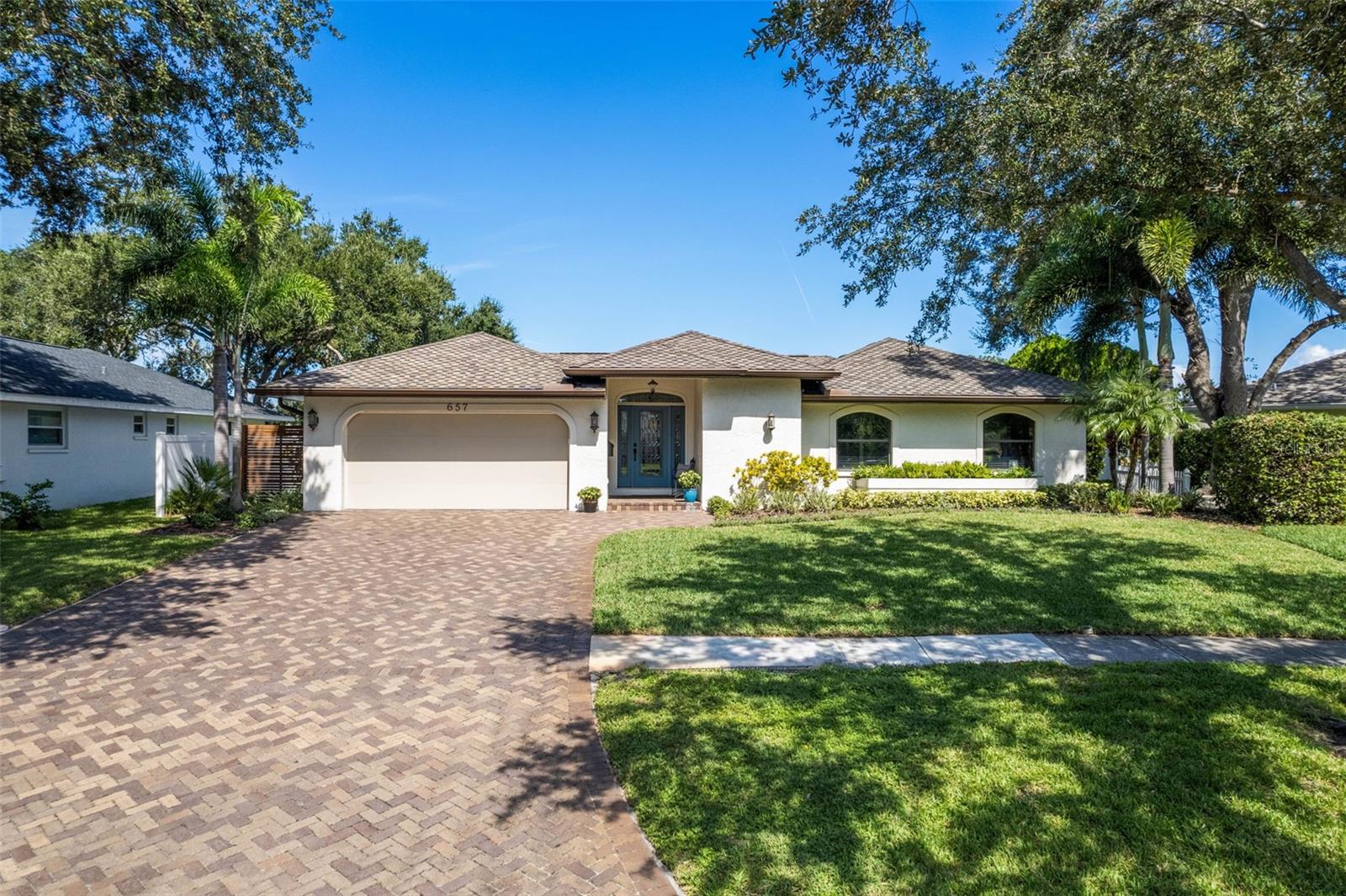 Expansive Paver Driveway