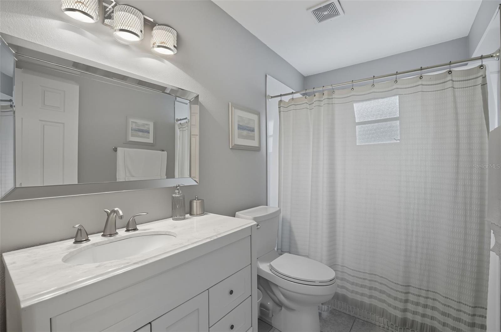 Primary bath with walk-in shower