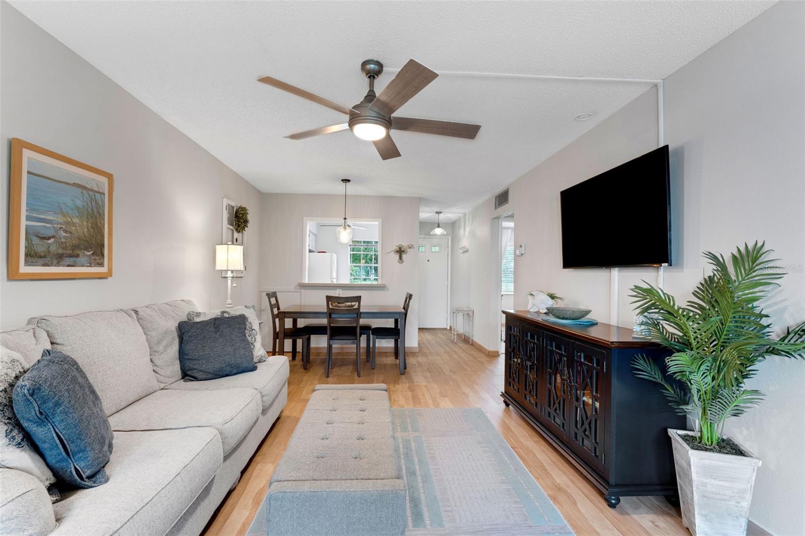 New ceiling fans in all rooms