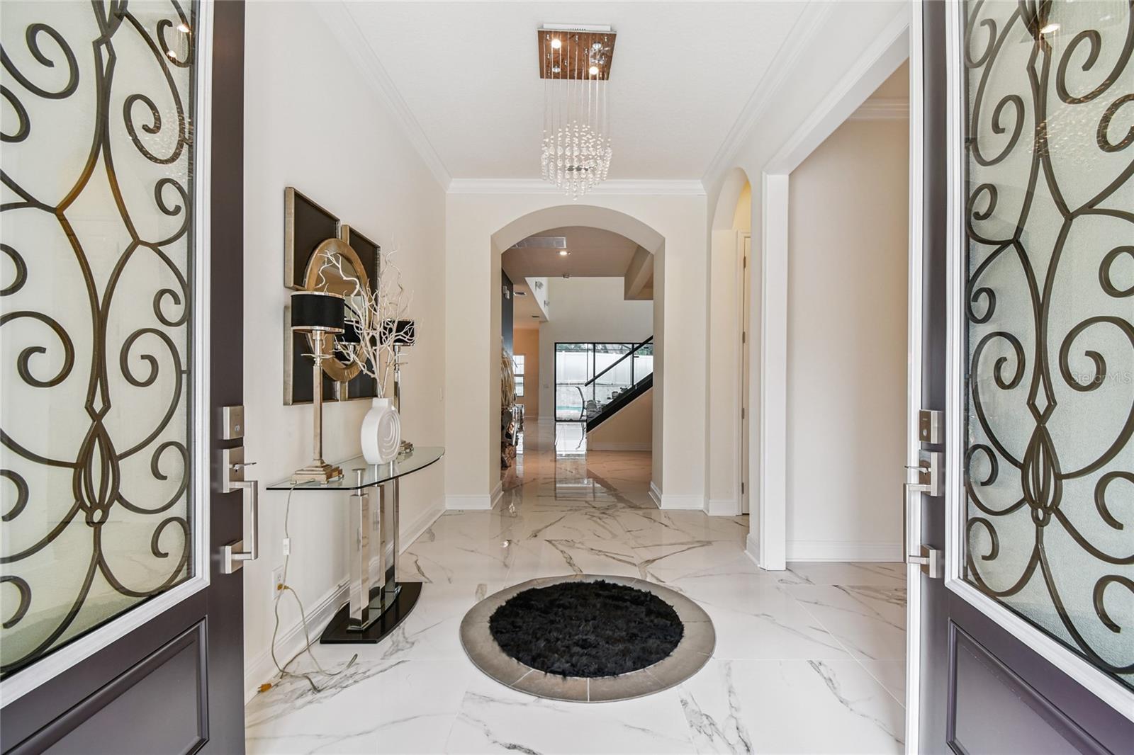 Grand entrance to Foyer