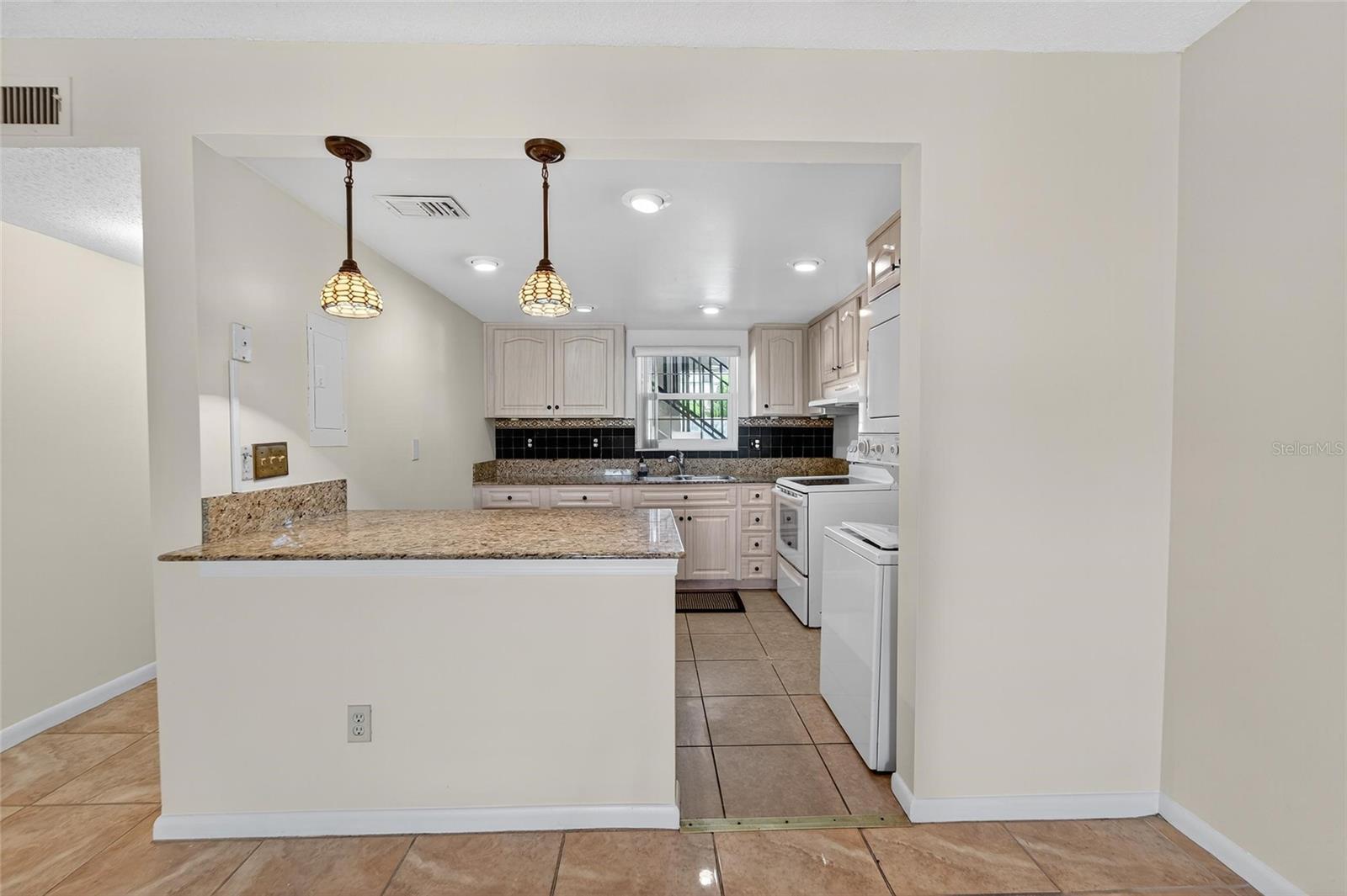 Upgraded lighting - Kitchen is super cute!
