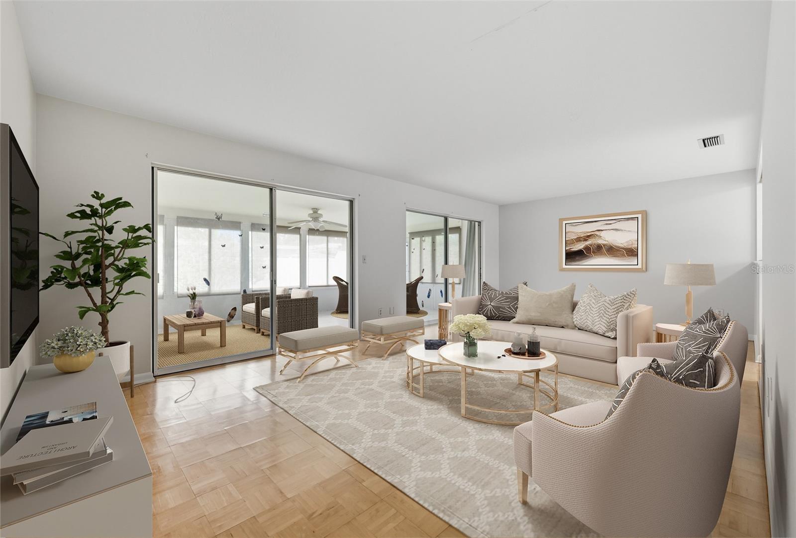 Virtually Stage Living Space