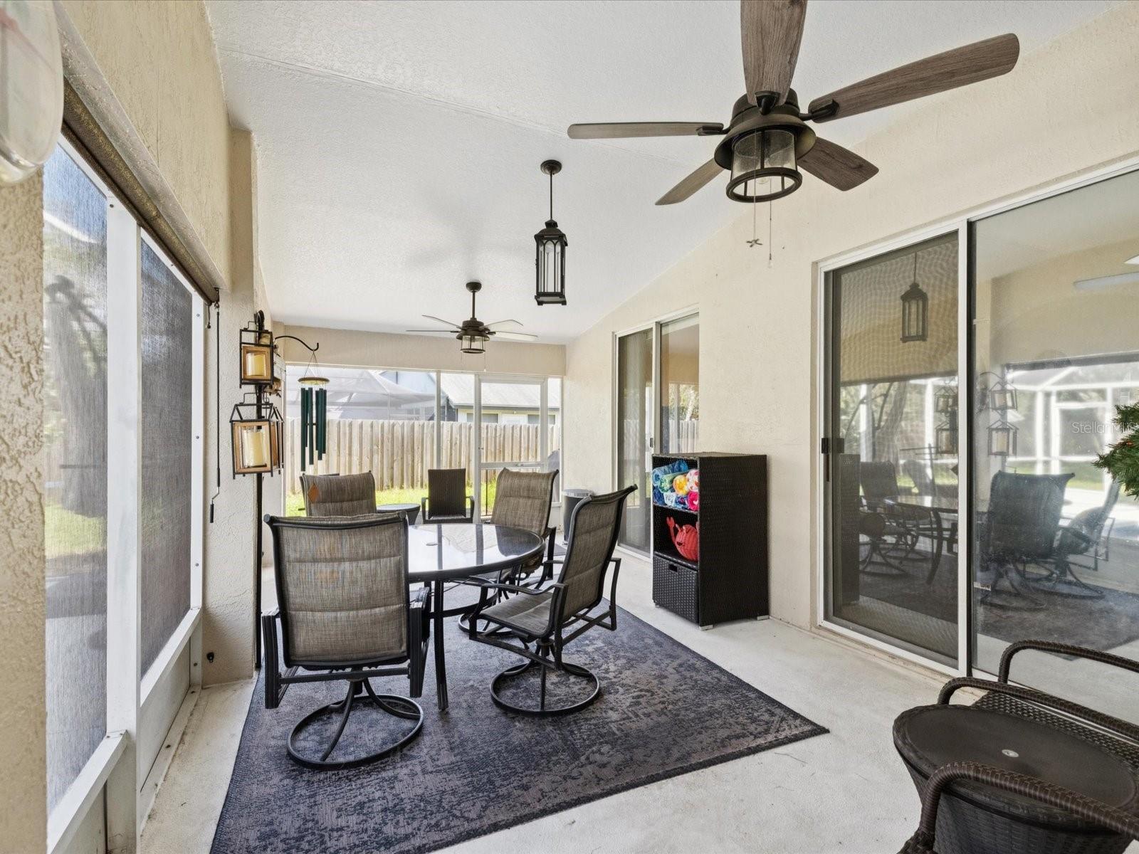 Multiple seating and dining options are yours as well as easy access to the living area and the primary bedroom.
