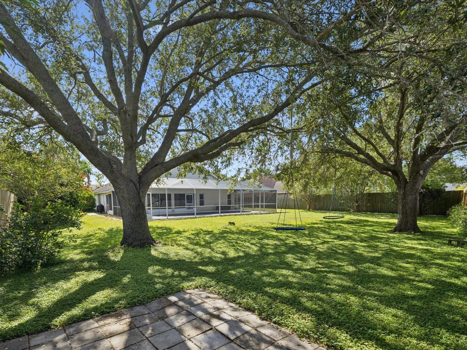 From tree houses to tire swings, the possibilities are endless! The rear and north side of the fence were fully replaced.
